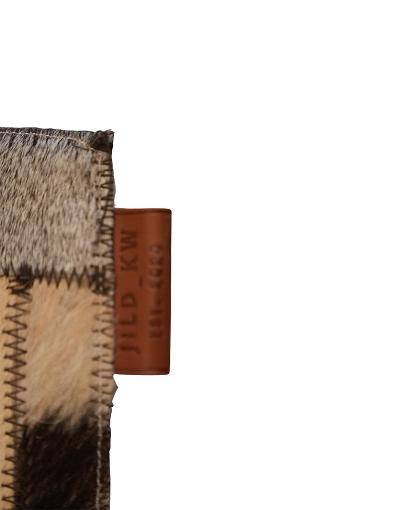 Genuine leather rug 