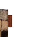 Genuine leather rug 